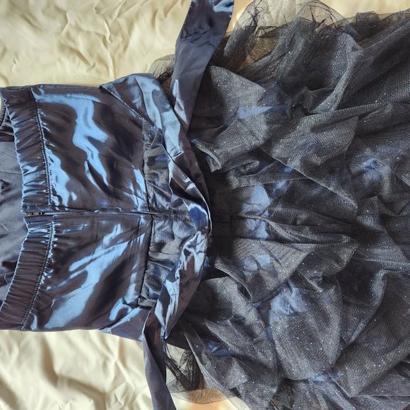 Xtraordinary Blue Strapless Short Dress Size 3 - Cocktail Dress - Sparkle - Picture 5 of 13